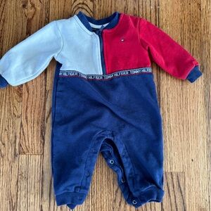 Tommy Hilfiger Kids' Red and Blue Jumpsuit